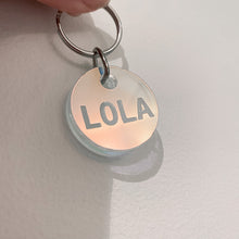 Load image into Gallery viewer, Holographic Circle Dog Tag