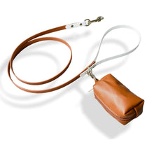 Load image into Gallery viewer, Brown and White Standard Leash
