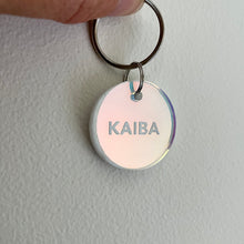 Load image into Gallery viewer, Holographic Circle Dog Tag