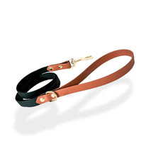 Load image into Gallery viewer, Black and Brown Standard Leash
